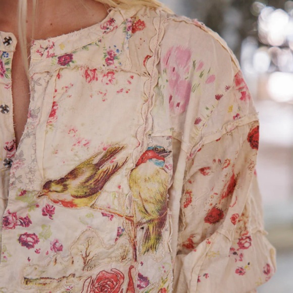 Magnolia Pearl Floral Patchwork Prairie Dress - Picture 5 of 14